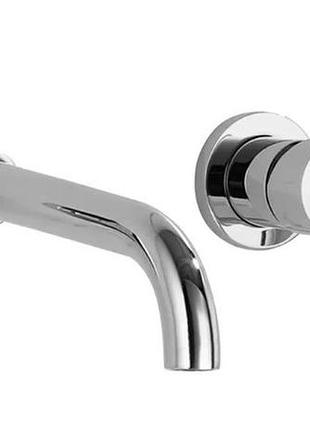 Смеситель для умывальника скрытого монтажа rea lungo chrome long (rea-b0369)