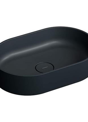 Умивальник omnires ovo 55x36 black lava (ovounblv)