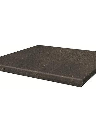 Лестница угловая с капиносом paradyz scandiano 33x33 brown struktura