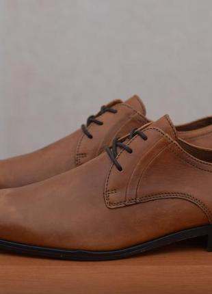 Кожаные коричневые мужские туфли minelli. 42 размер. оригинал5 фото