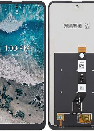 Дисплей + сенсор nokia x100 black - p/n: fpc6704-1