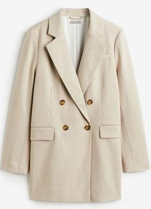 Класичний бежевий піджак h & m