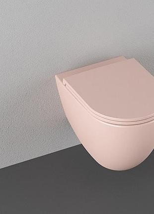 Унитаз isvea infinity clearimplus wall hung wc 365x530 (10nf02001 2s-salmon)