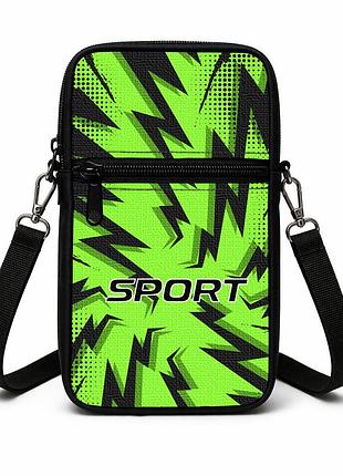 Сумка-чехол для телефона sport детская через плечо, водонепроницаемая мини-сумка (5015)