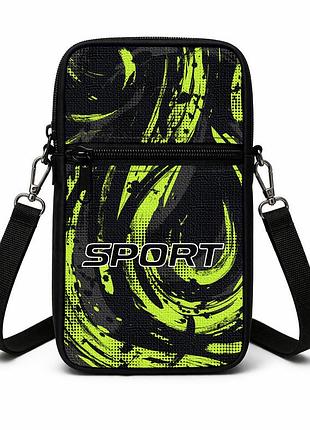 Сумка-чехол для телефона sport детская через плечо, водонепроницаемая мини-сумка (5017)