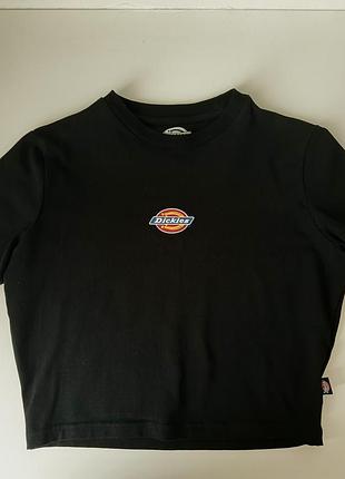 Продаю чорний кроп-топ dickies, розмір s, б/у