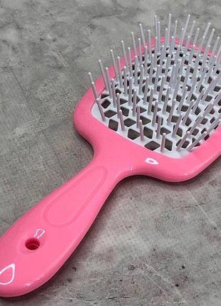 Щетка-расческа пластиковая super brush цвет 2001