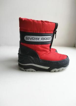 Зимние ботинки детские снегоходы