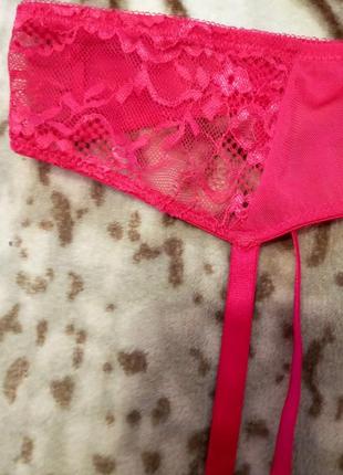 Пояс для чулок ann summers кружевной с шикарным атласом.новый,с бирками.