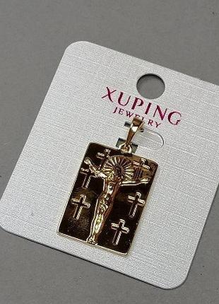 Кулон xuping 18х24х30мм позолота 18к