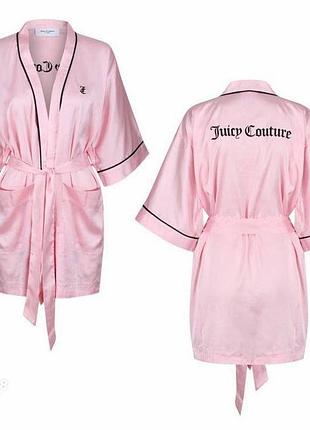Халат домашній juicy couture pink kimono size m