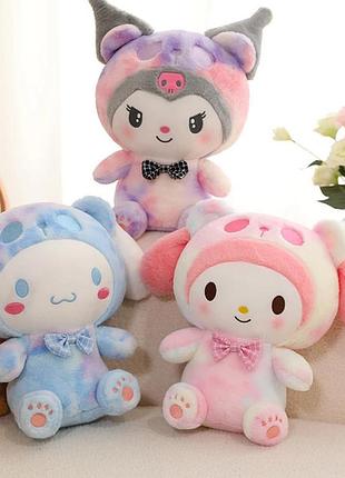 М'яка іграшка аніме куромі, onegai my melody 40 см. хело кіті kuromi hello kitty