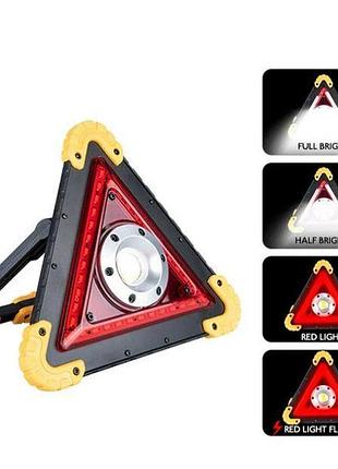 Аварийный знак с солнечной зарядкой прожектор фонарь hurry bolt hb-6608