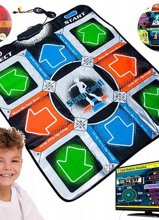 Танцевальный коврик usb для пк компьютера pc dance mat dance pad улучшенный с cd 3