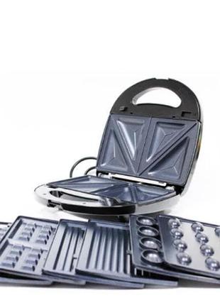 Сендвичница 4 в 1 crownberg 750w