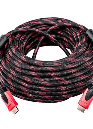 Кабель мультимедийный hdmi/hdmi 20m для телевизоров dvd плазменных+жк панелей игровых консолей