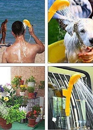 Автомобильный душ от прикуривателя automobile shower set 12 вольт.