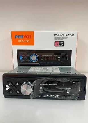 Автомагнитола pervoi ctc-1791c bluetooth, aux, 4x50 watt