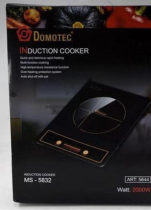 Индукционная электроплита domotec 2000 ват