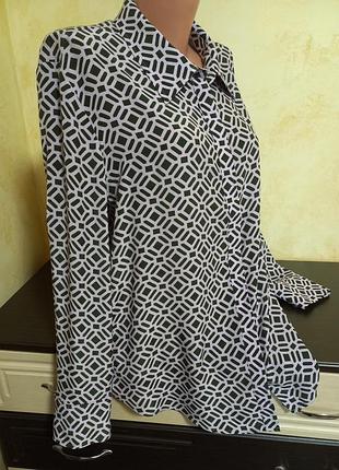Блуза 55% cupro 45% viscose autograph бузковий колір з принтом xl-xxl