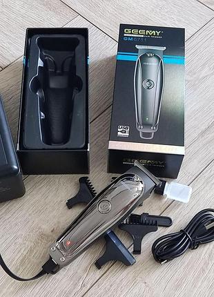 Беспроводной триммер geemy машинка для стрижки с зарядкой от usb