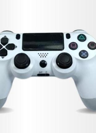 Бездротовий bluetooth джойстик double-motor vibration 4 wireless controller ps4 - ds-2312, білий