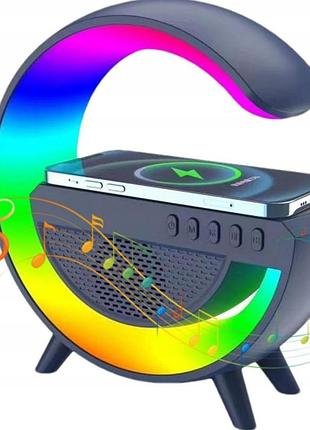 Смарт- лампа-ночник, колонка bluetooth беспроводная, беспроводная зарядка g500