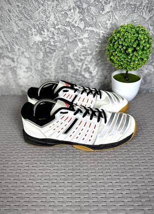 Adidas essence 12 adiprene кроссовки 46 размер для зала кожаные белые