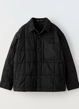 New collection! стильна демісезонна/весняна стьобана куртка zara на хлопчика.