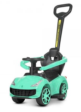 Детская машинка с ручкой spoko sp-608 зеленый