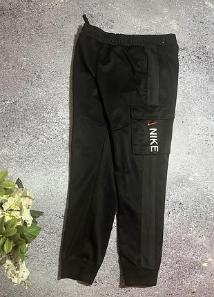 Чорні спортивні штани чоловічі nike dri fit (оригінал)