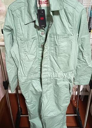 Женский хлопковый комбинезон levi's iconic jumpsuit (оригинал, с бирками)