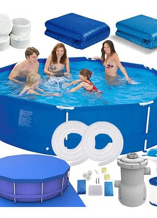 Бассейн каркасный avenli 305х76см 16в1 (682)