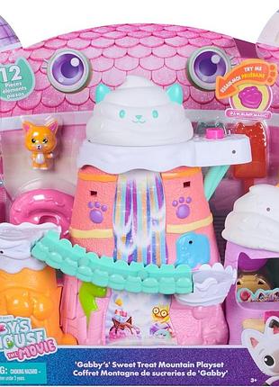 Игровой набор gabby’s dol90ouse «гора сладкого лакомства габби», 12 элементов, фигурки и аксессуары, от 3 лет