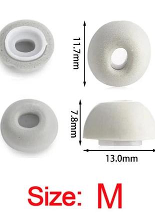 Пінні амбушури apple airpods pro mwp22 apple airpods pro 2 mqd83 розмір m середні