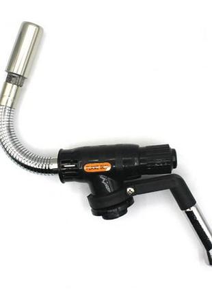 Газовая горелка с пьезоподжигом gas torch flamethrower butane burner auto ignition camping welding 809