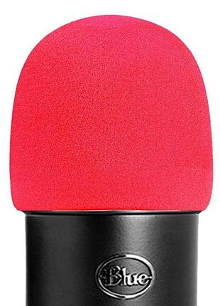 Ветрозащита фильтр для микрофона razer seiren mini fifine k678 k690 blue yeti pro hyperx solocast красный red