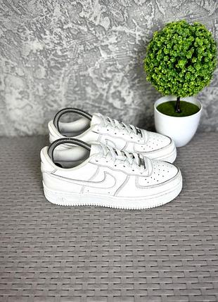 Nike air force 1 кроссовки 36 размер детские кожаные спортивные