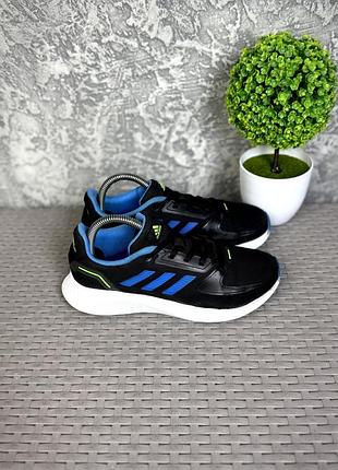Adidas runfalcon 2.0 кроссовки 36 размер детские беговые черные