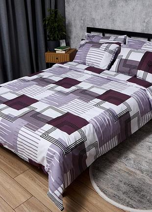 Комплект постельного белья moon&star бязь gold люкс calm lines king size 220x240 наволочки 4х70х70