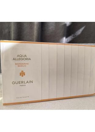 Оригінал. туалетна вода guerlain    aqua allegoria mandarine basilic 👉🏻пробники з розпилювачем  10шт х1 мл=10 мл