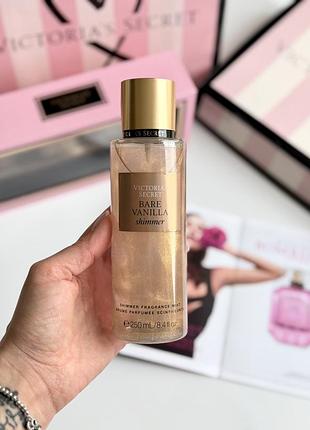 Спрей для тіла bare vanilla shimmer victoria’s secret