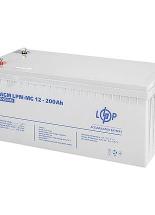 Logicpower аккумулятор мультигелевый lpm-mg 12v - 200 ah
