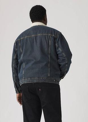 Джинсовая куртка levi's с шерпой 3