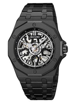 Skmei m036sbk black steel