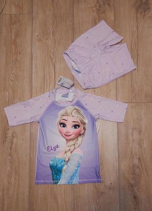 Купальный костюм 2 в 1 уф-50 frozen, нитевичка