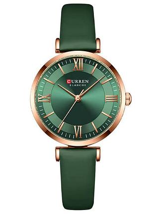 Сurren 9079 rose gold-dark green
