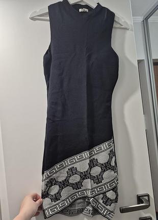 Сукня жіноча river island бандажна чорна xs-s по фігурі