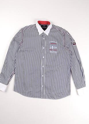 Men’s paul & shark striped shirts white