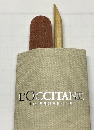 Из франции: l’ occitane in provence-маникюрный набор, две единицы, (дорожный), в футляре! дарю к любой покупке!